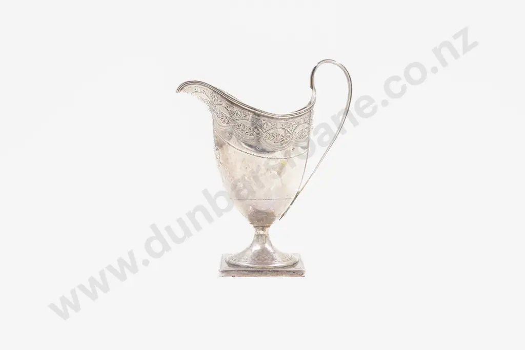 C19th Unmarked Silver Cream Helmet Image 1++