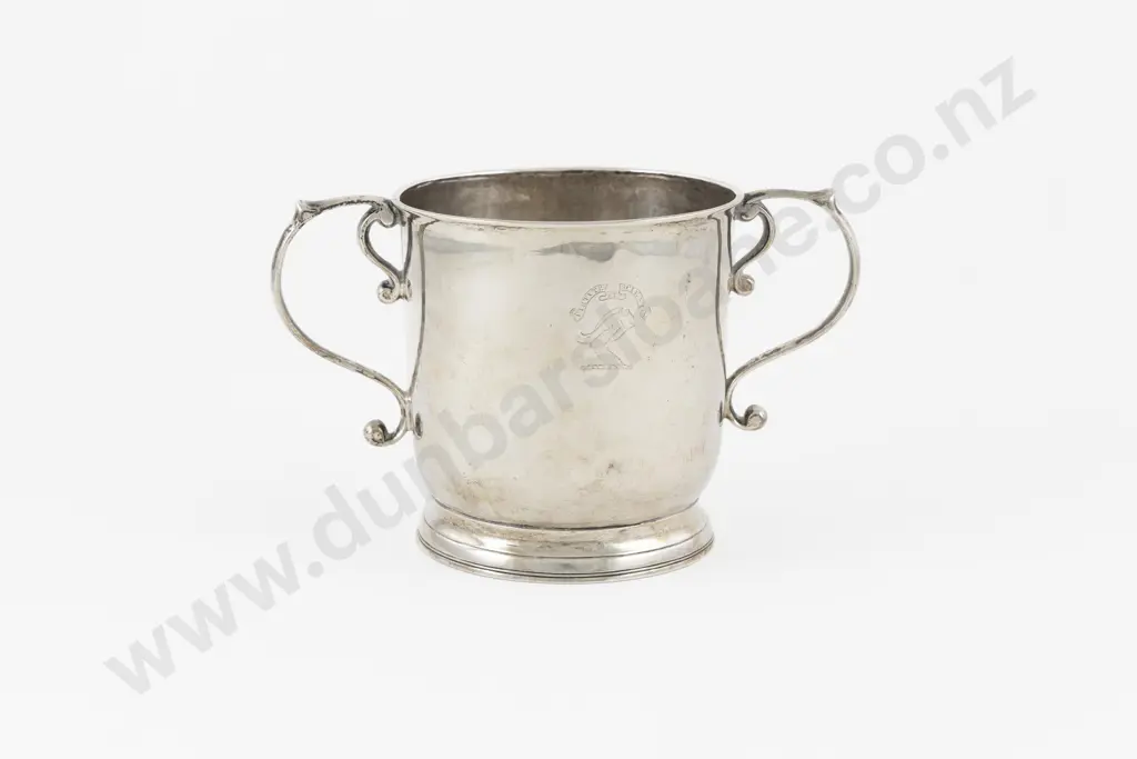 Early To Mid 18th Century English S/S Porringer Image 1++