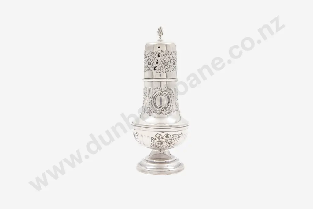 Edw VII S/S Sugar Caster by Walker & Hall Image 1++
