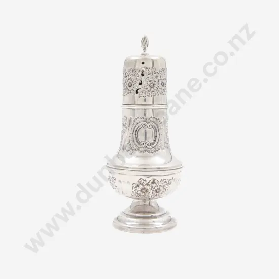 Edw VII S/S Sugar Caster by Walker & Hall
