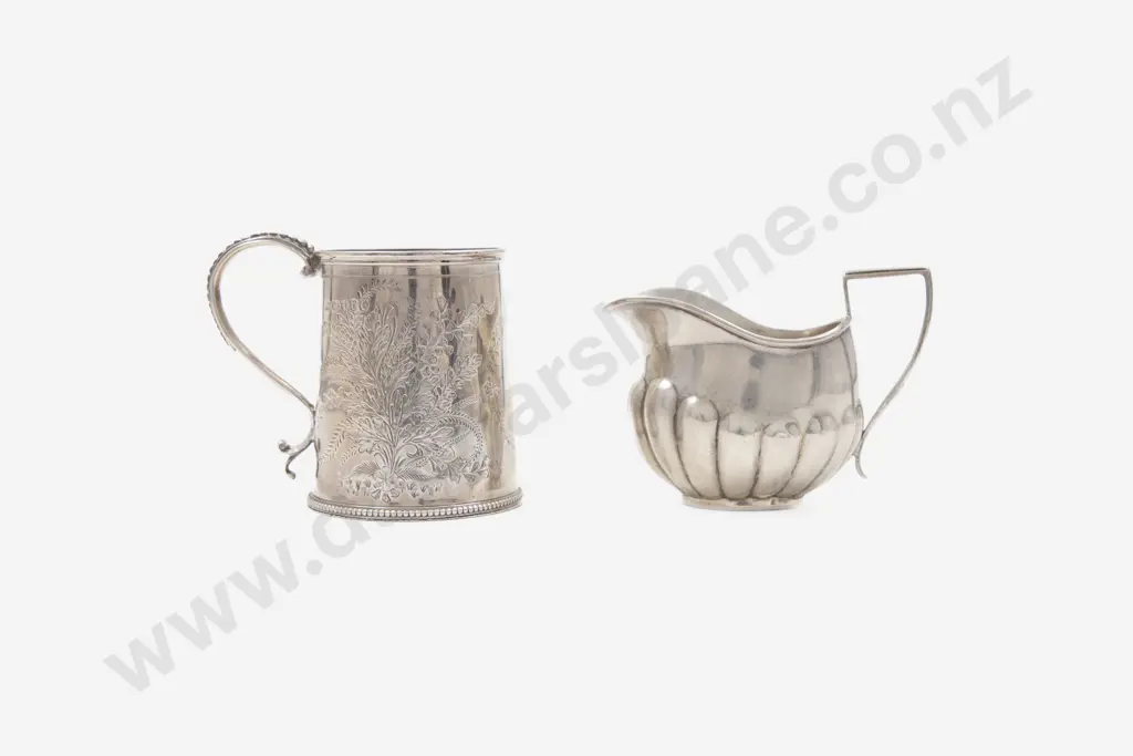 Vict S/S Christening Mug Image 1++