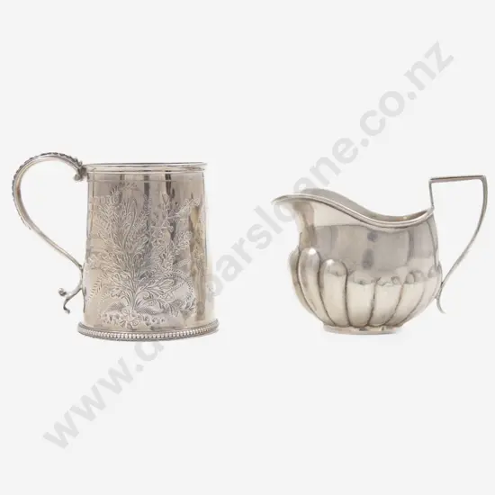 Vict S/S Christening Mug