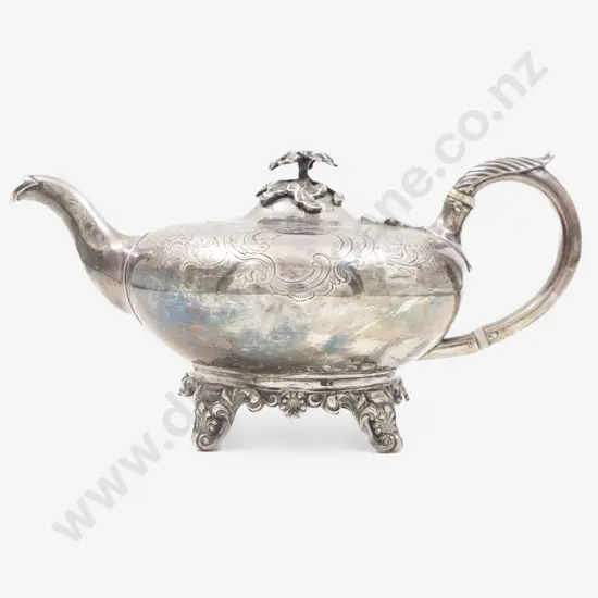 Early Vict S/S Teapot