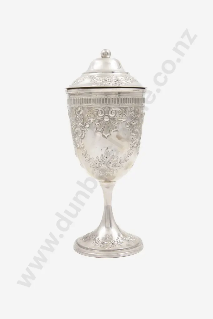 Edw VII S/S Communion Cup & Cover Image 1++