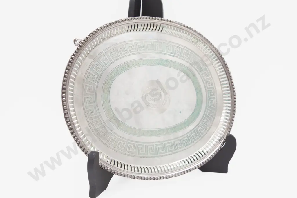 C19th S/P Oval Tray Image 1++