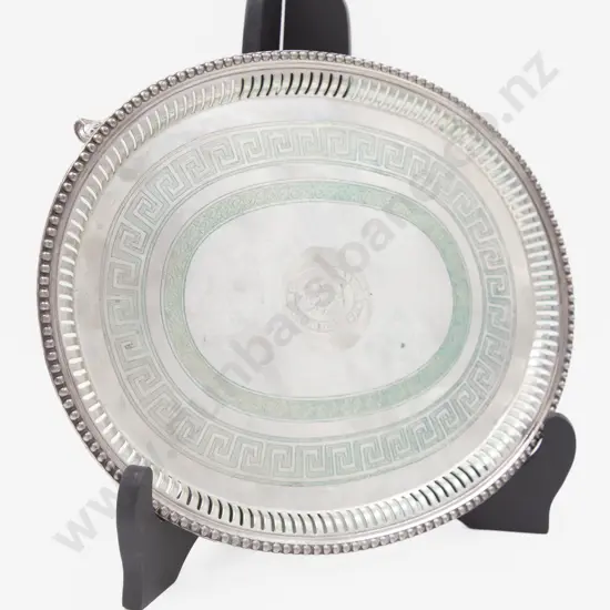 C19th S/P Oval Tray