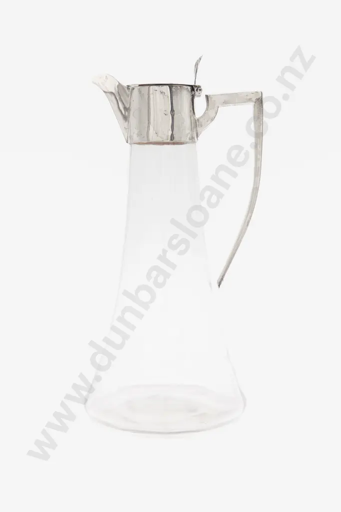 S/S Mounted Glass Claret Jug Image 1++