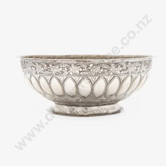 Indian Silver Fruit Bowl