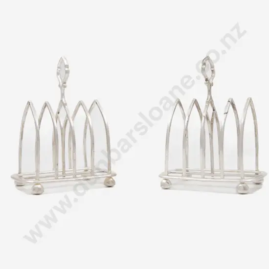 Pair Of Vict S/S Toastracks