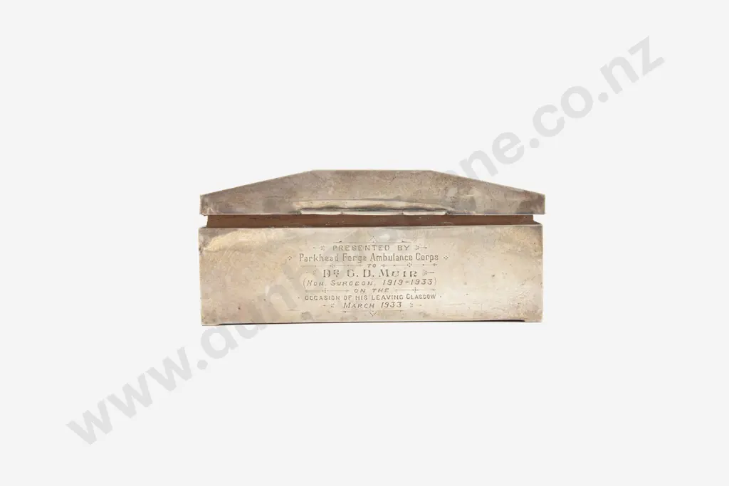 Geo V S/S Cigarette Box Image 1++