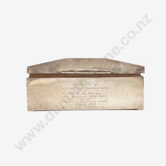 Geo V S/S Cigarette Box