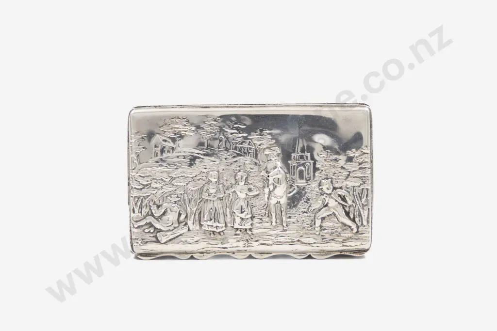 Dutch Silver Snuff Box Image 1++