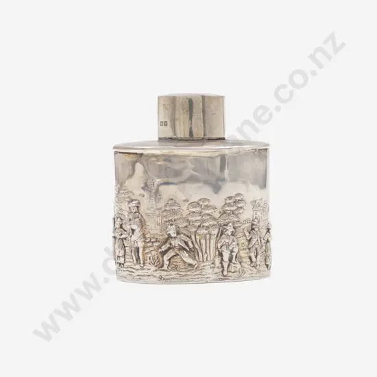Edw VII S/S Tea Caddy