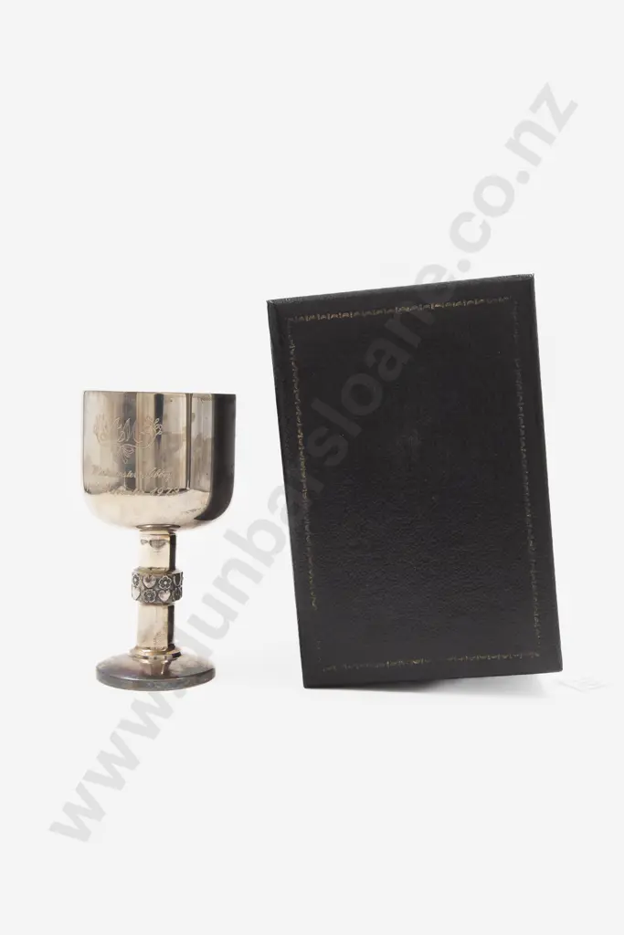 Cased Ltd Ed S/S Royal Commemorative Goblet Image 1++