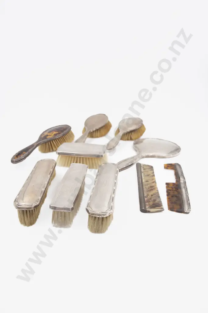 10 Various S/S Mounted Dressing Table Items Image 1++