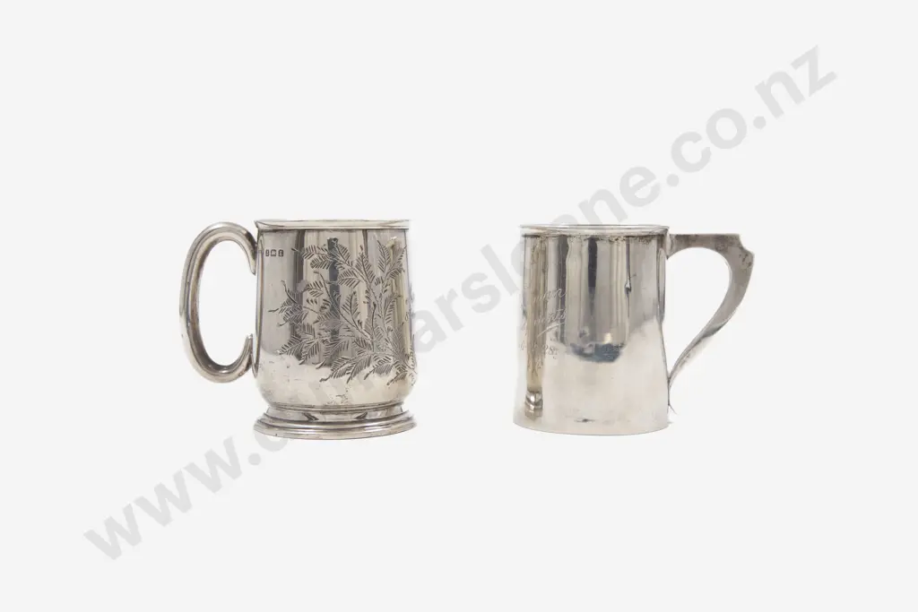 2 S/S Christening Mugs Image 1++