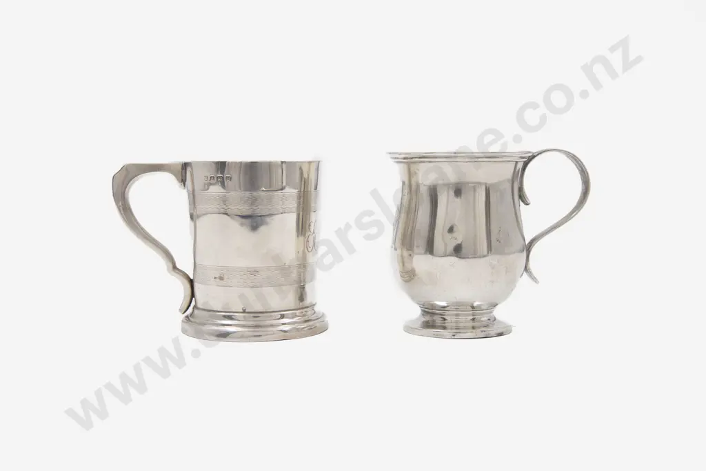 2 S/S Christening Mugs Image 1++