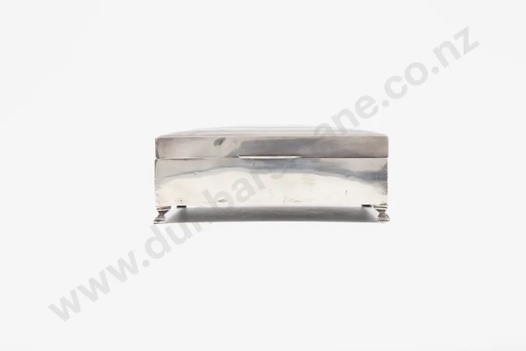 Art Deco S/S Cigarette Box Image 1++