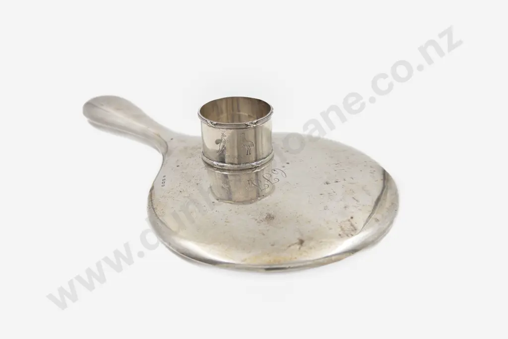 S/S Backed Hand Mirror, Brush & Napkin Ring Image 1++