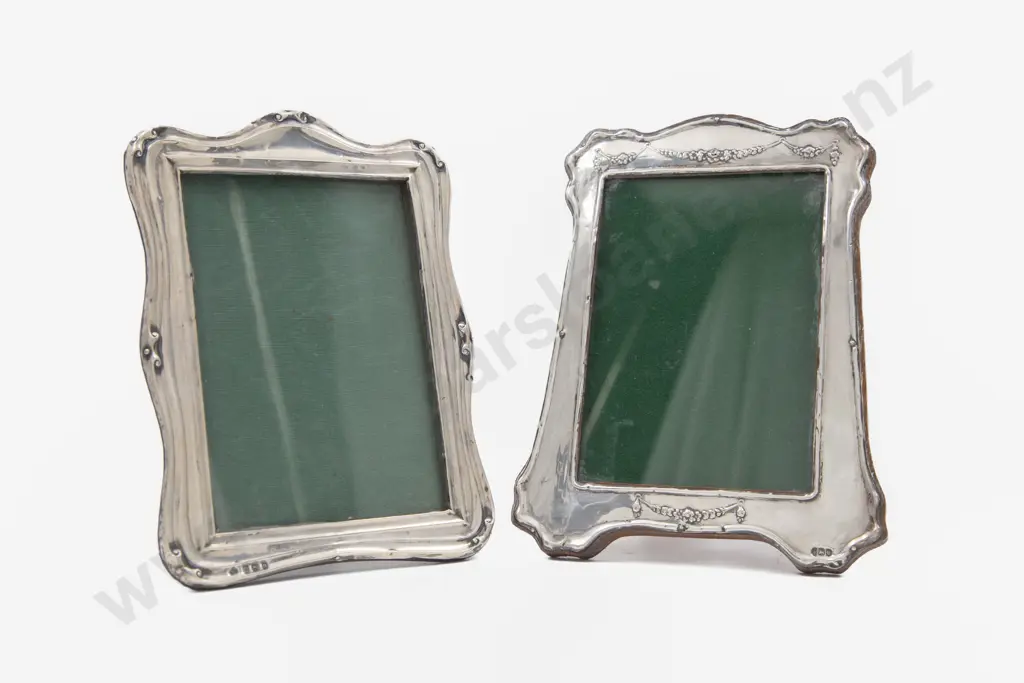 2 Geo V S/S Photo Frames Image 1++