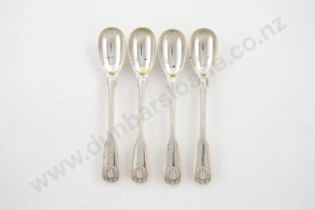 Set Of 4 Vict S/S Egg Spoons Image 1++