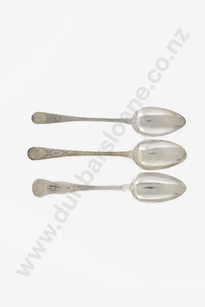 3 S/S Fiddle Pattern Dessert Forks Image 1++