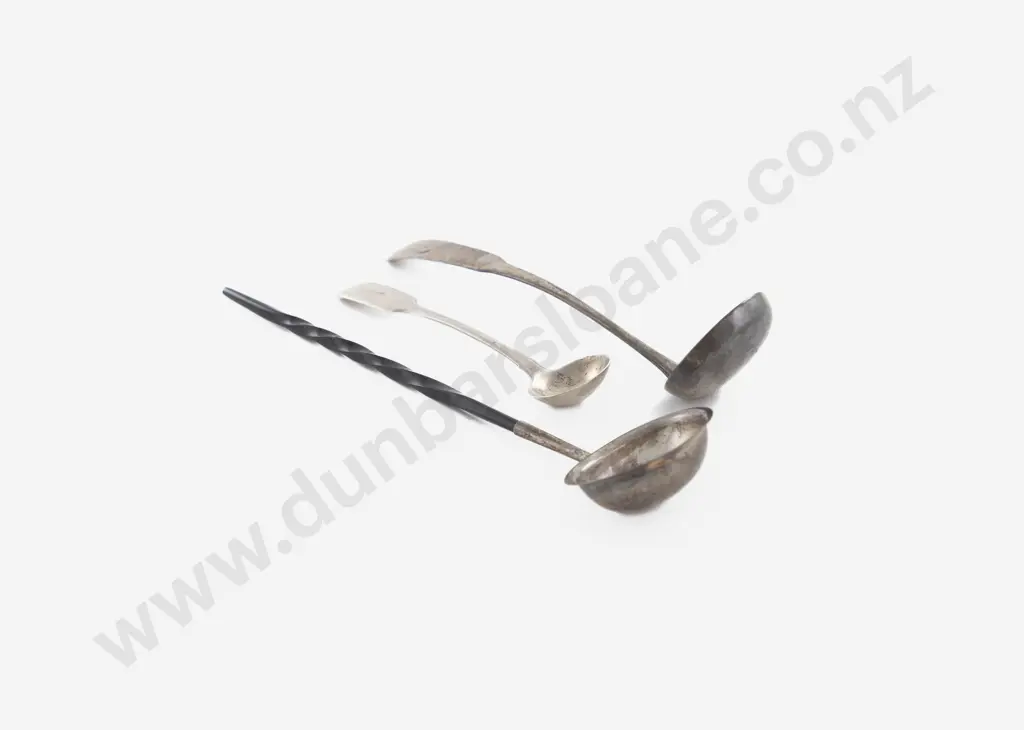 Geo III Scottish S/S Sauce Ladle Image 1++
