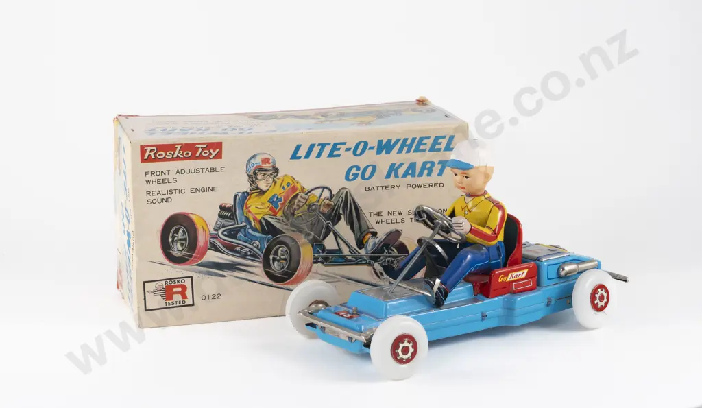 Boxed Showa Japan Rosko Tested Lite-O-Wheel Go Kart Image 1++