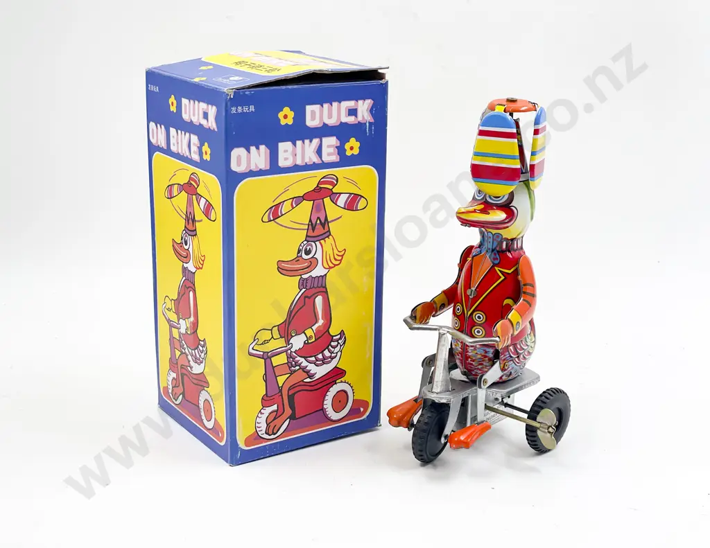Boxed Made in China MSO62 Duck on Bike Image 1++