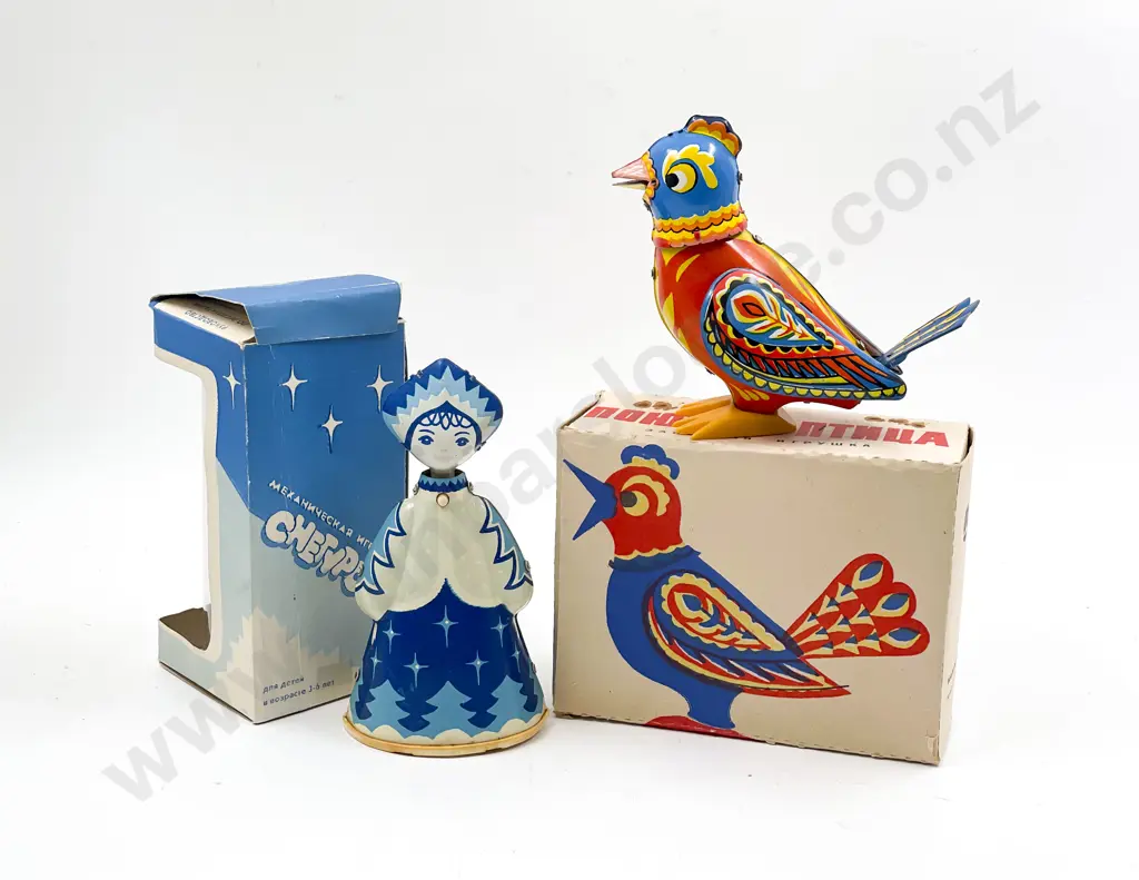 Boxed Made in USSR Bird and Dancing Doll Image 1++