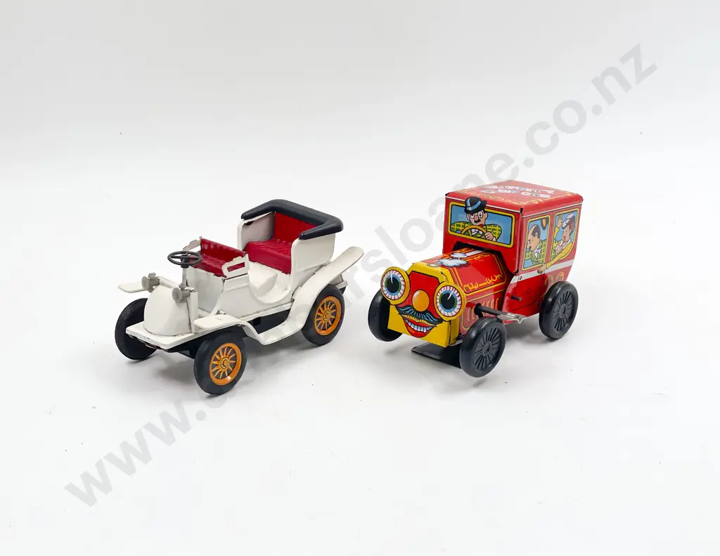 Yone Japan N-12 Clippity Clop Car and Bandai Vintage Vehicle Image 1++