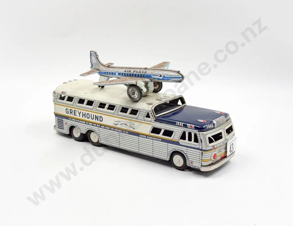 Anchor Mark Japan Greyhound 3446 Bus Image 1++