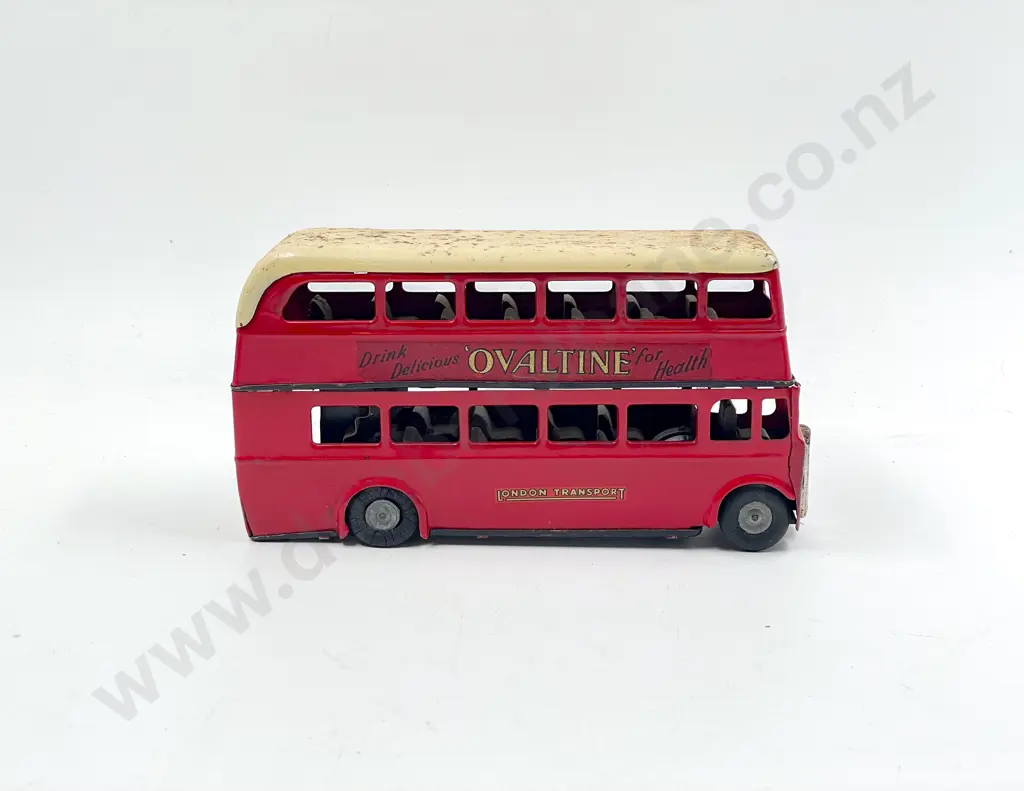 Tri-ang Minic Bovril Double Decker London Bus Image 1++