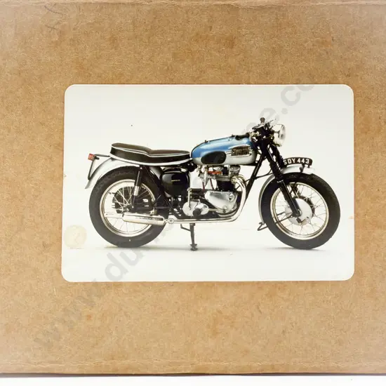Diecast White Metal Kit Set 1/9th Scale Model '62 Bonneville Motorcycle