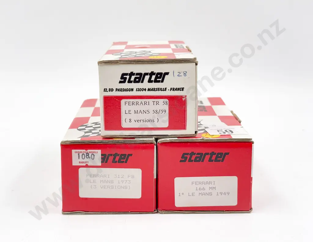 Three Starter Made in France Resin Kit Set 1/43 Scale Models Image 1++