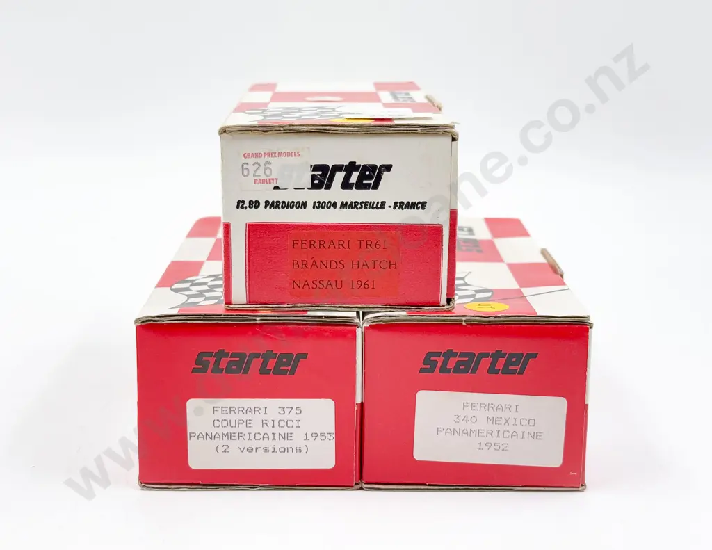 Three Starter Made in France Resin Kit Set 1/43 Scale Models Image 1++