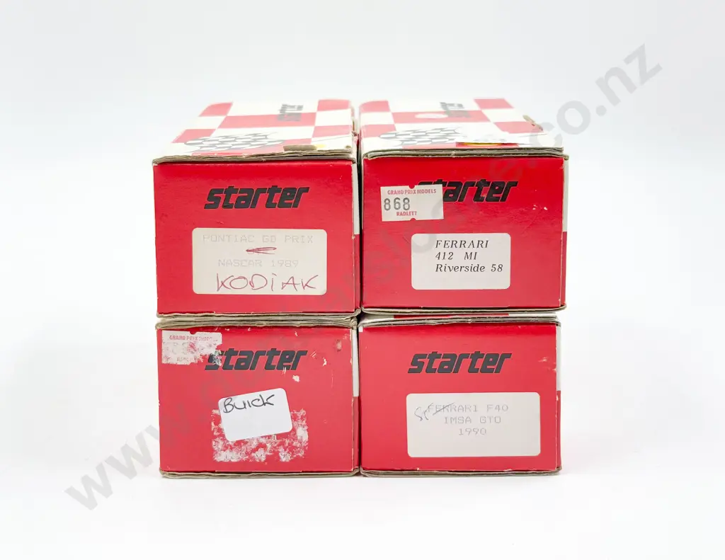 Four Starter Made in France Resin Kit Set 1/43 Scale Models Image 1++