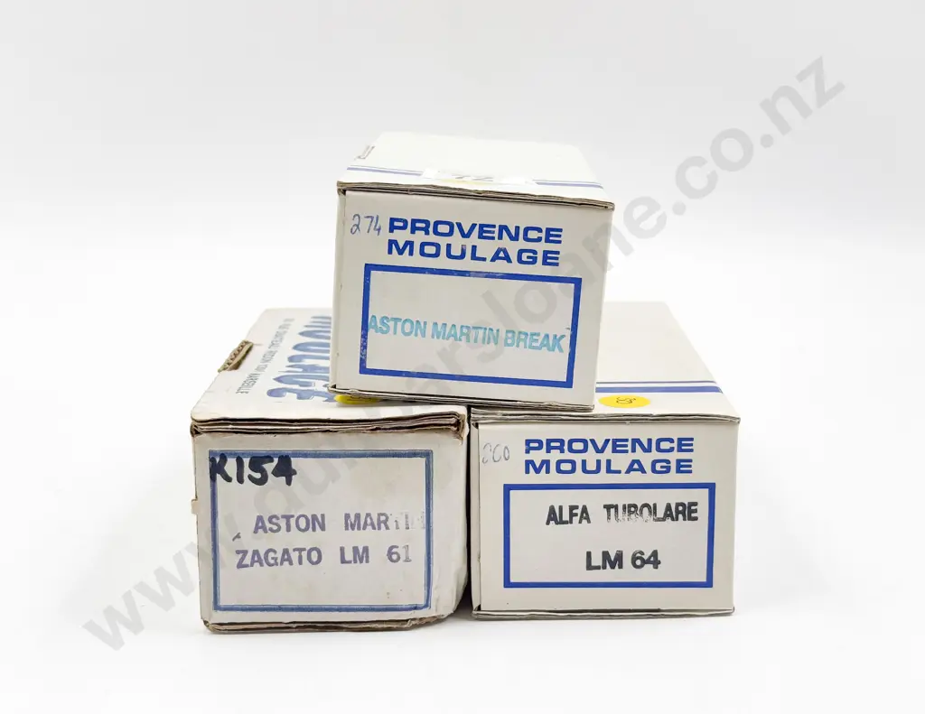 Provence Moulage Resin Kit Set 1/43 Scale Models Two Aston Martin Models and Alfa Image 1++