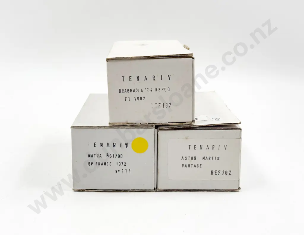 Tenariv Resin & Diecast Kit Set 1/43 Scale Models Brabham F1 Aston Martin and Matra Image 1++