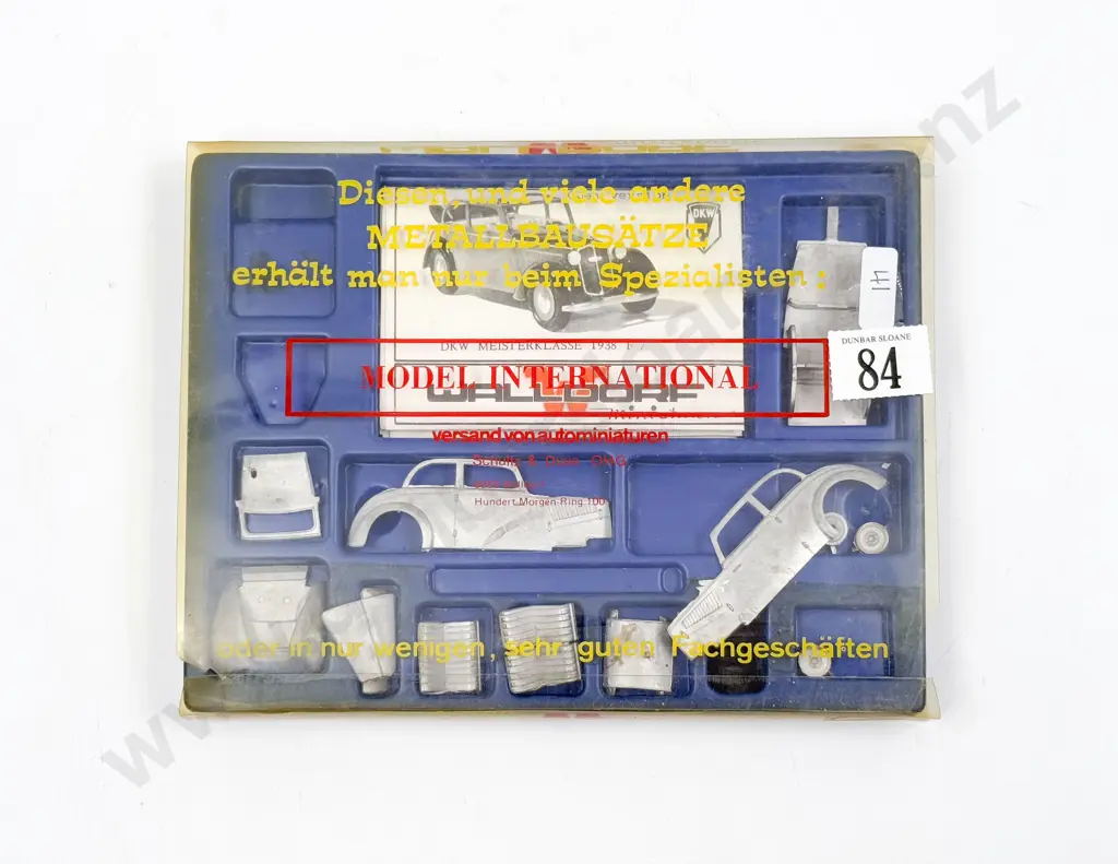 Two Walldorf Miniatures Diecast Model Kits 1/43 Scale BMW Typ 327 and DKW Meisterklasse Image 1++