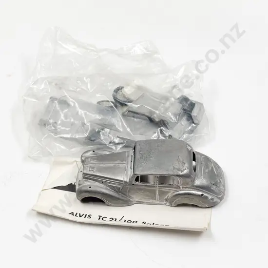 Two Mikansue 1/43 Scale Models Talbot 105 1932 and Alvis TC 21/100 1955