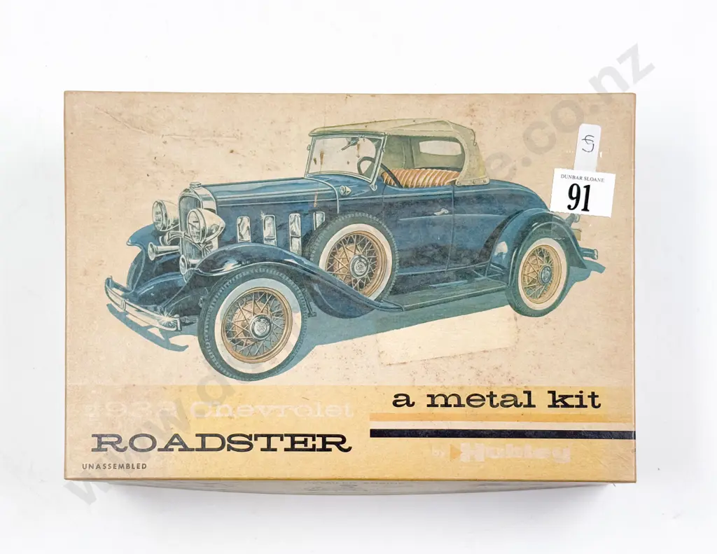 Hubley Diecast and Plastic Model Kit Scale 1932 Chevrolet Roadster Image 1++