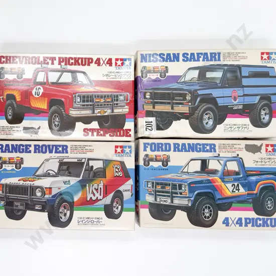 Four Tamiya Kit Set 1/32 Scale Models