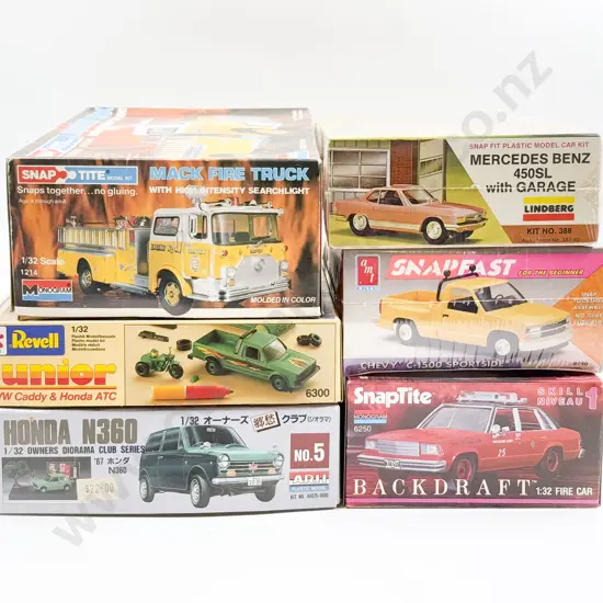 Six Various Manufacture Model and Scale Kit Sets