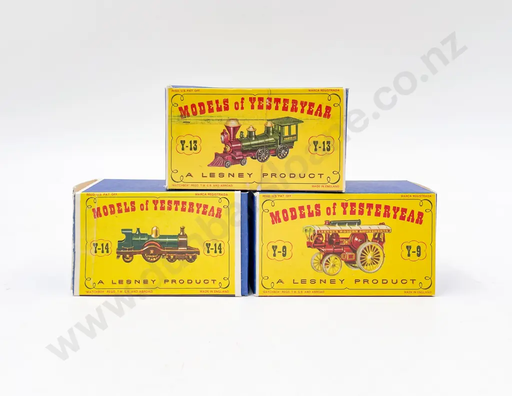 Models of Yesteryear Picture Boxed Models Y-14 Y-13 and Y-9 Image 1++