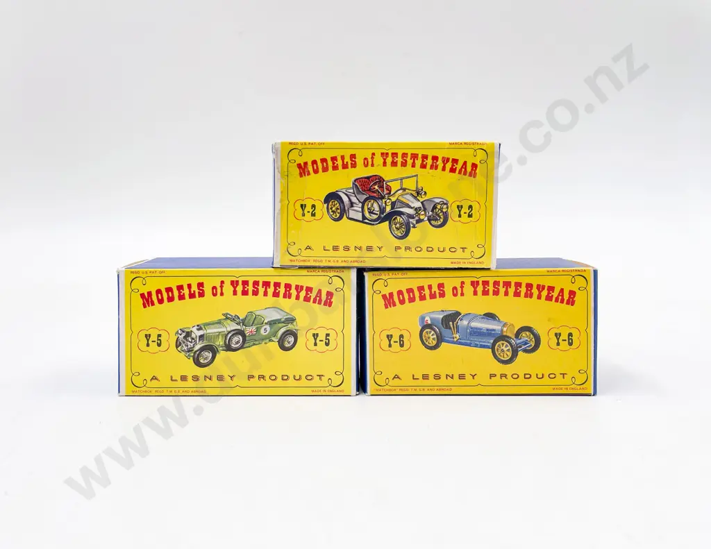Models of Yesteryear Picture Boxed Models Y-2 Y-6 and Y-5 Image 1++