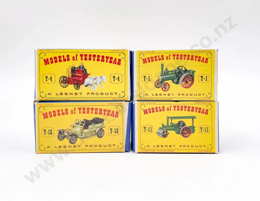 Models of Yesteryear Picture Boxed Models Y-1 Y-11 Y-15 and Y-4 Image 1++