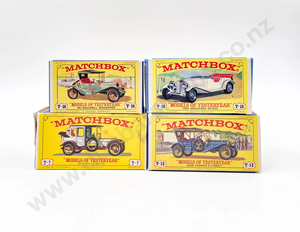 Models of Yesteryear Pictorial Picture Boxed Models Y-7 Y-10 Y-14 and Y-12 Image 1++