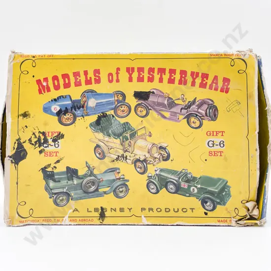 Part Boxed Models of Yesteryear G-6 Gift Set
