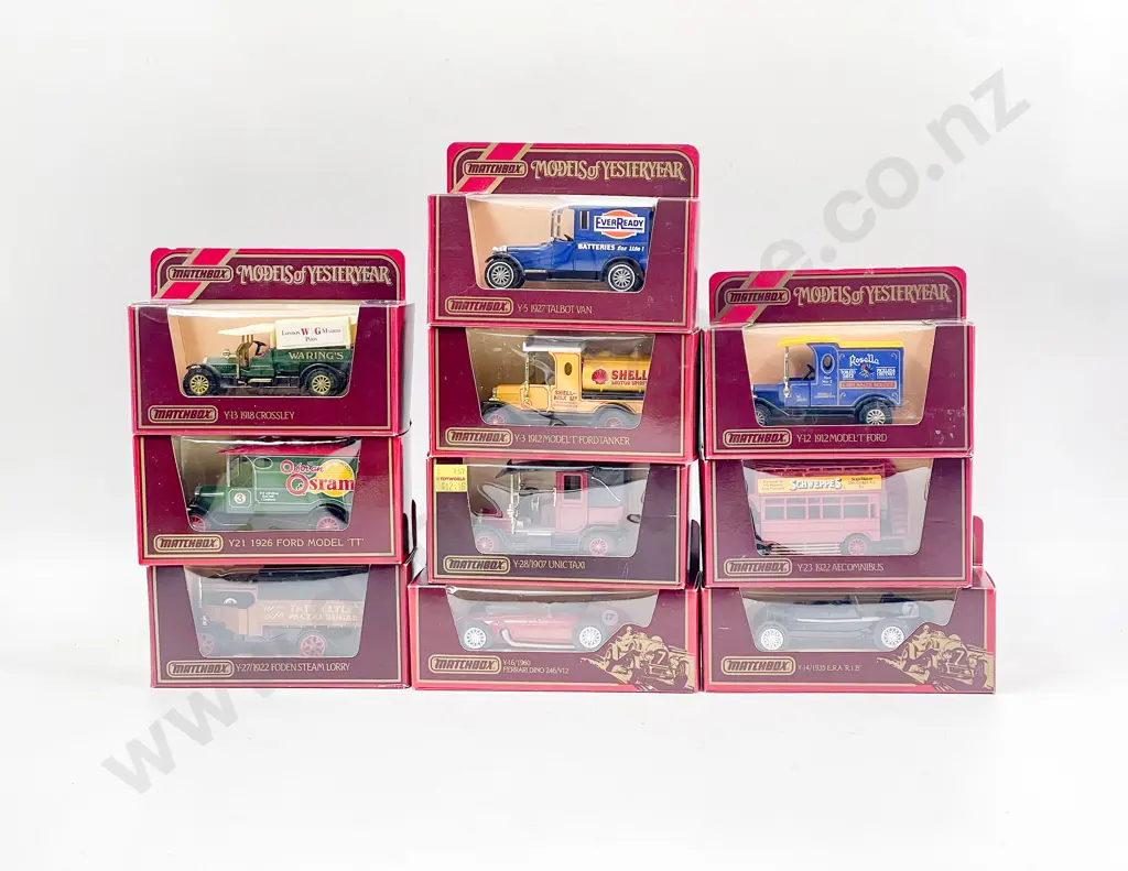 Ten Models of Yesteryear Red Boxed Image 1++